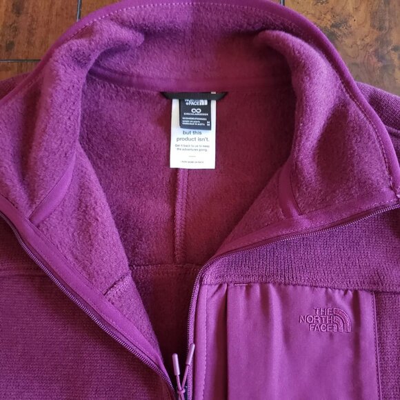 The North Face Women's Front Range Fleece Zip Berry Red Jacket Size Medium $130 - Picture 8 of 16